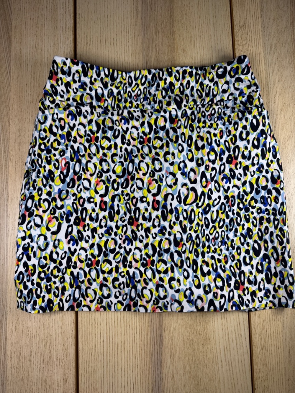 Swing Control Womens Multi Color Leopard Print Golf Skirt Size 8 Activewear